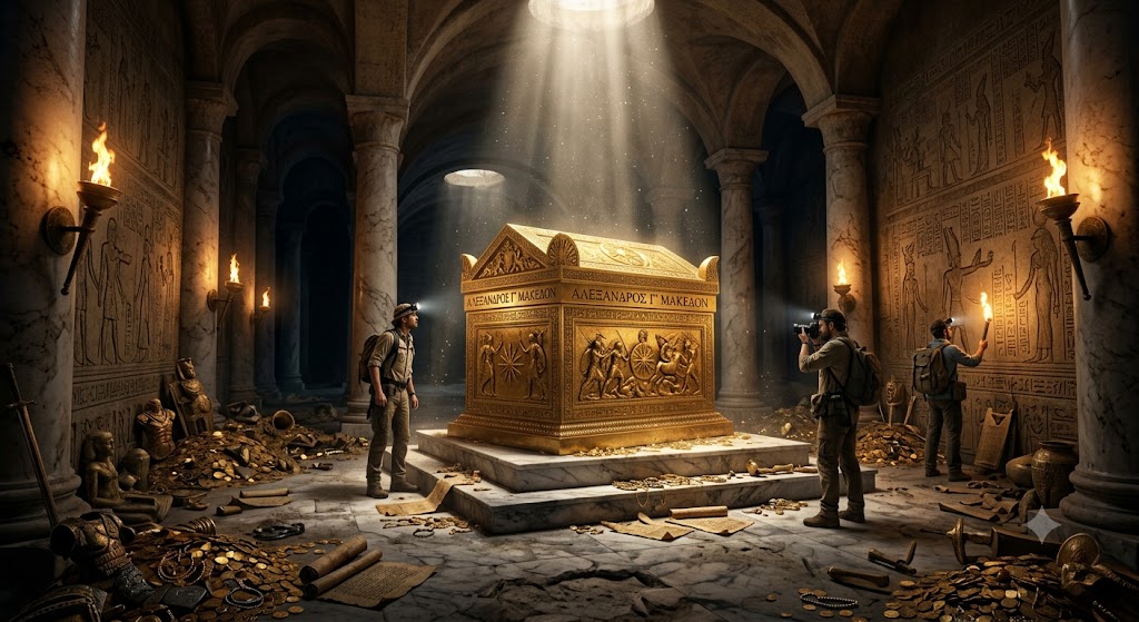 Alexander's secret tomb