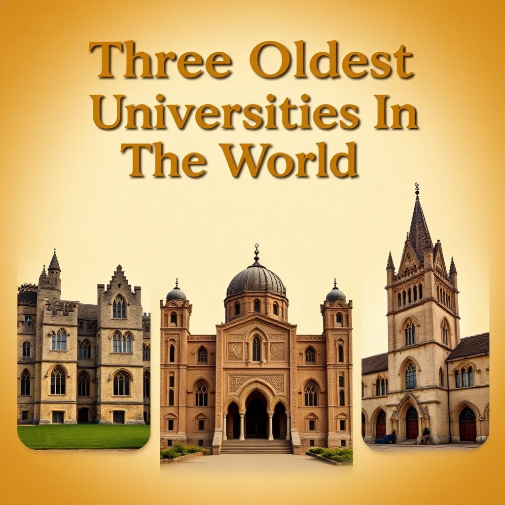 three oldest universities in the world