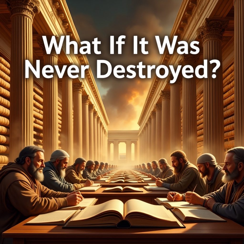 Library of Alexandria destroyed
