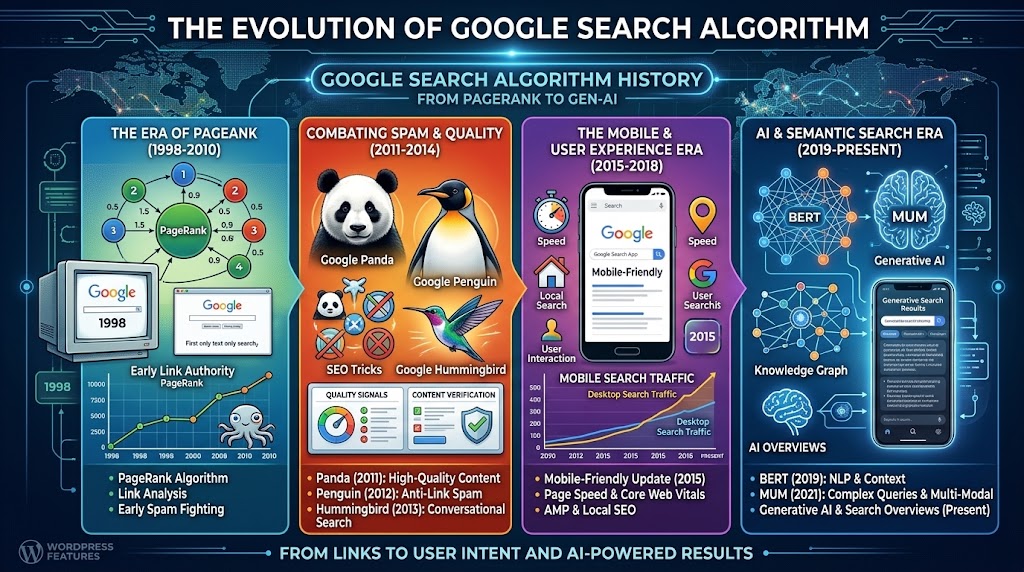 History of the Google Search Algorithm