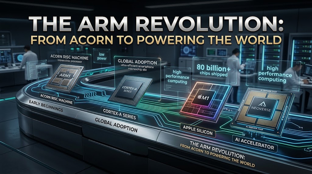 History of the ARM Processor: From Acorn to Apple Silicon