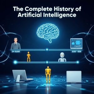 history of artificial intelligence timeline from 1950 to 2026