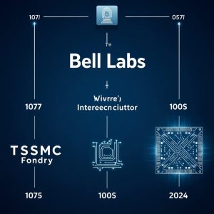 History of semiconductor industry timeline 1947 to 2024