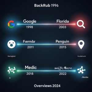 History of Google Search Algorithm timeline 1998 to 2026