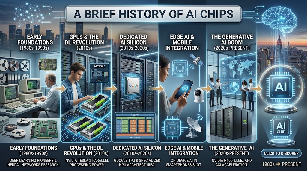 history of AI chips