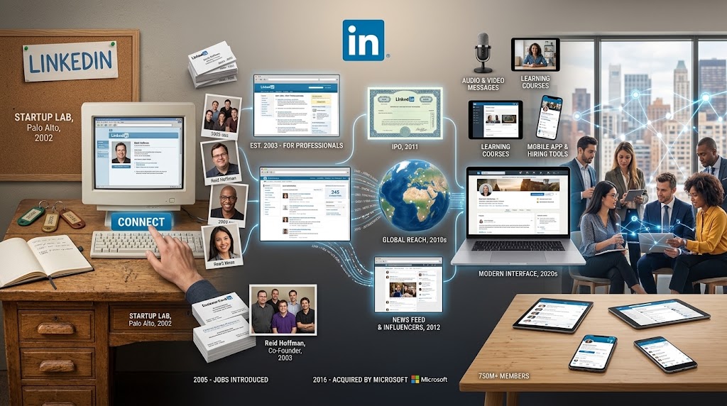 history of LinkedIn