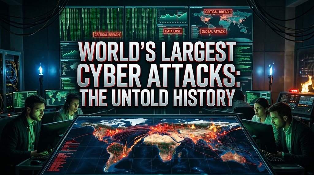 The History of the World's Largest Cyber Attacks