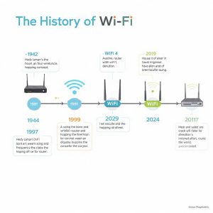 History of Wi-Fi timeline 1942 to 2024
